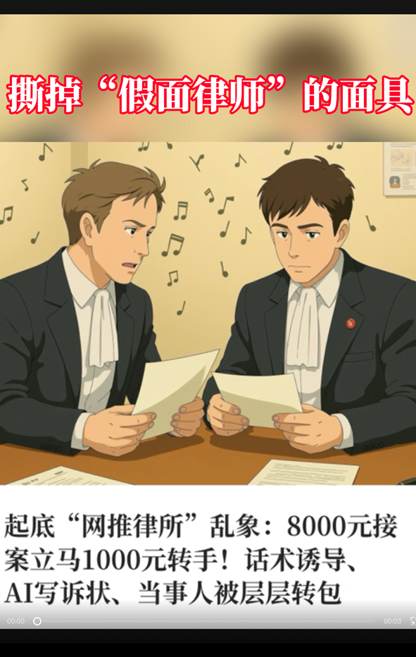 撕掉“假面律师”的面具